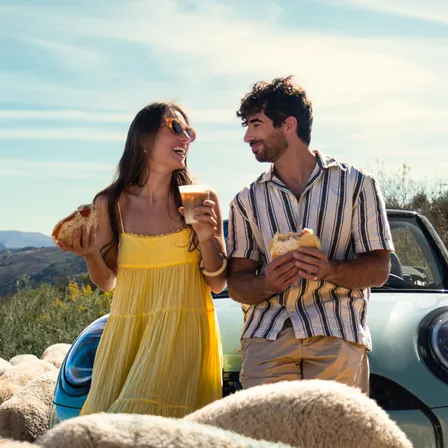 Koppel voor huurauto